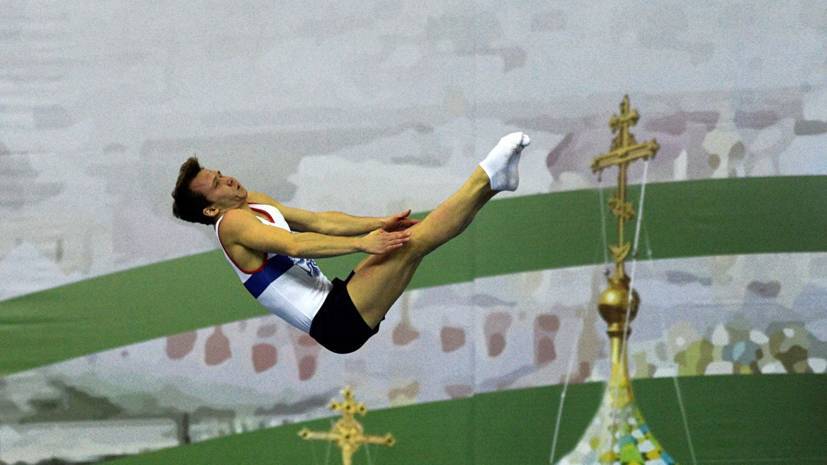 Мельник завоевал серебро в прыжках на батуте на Европейских играх