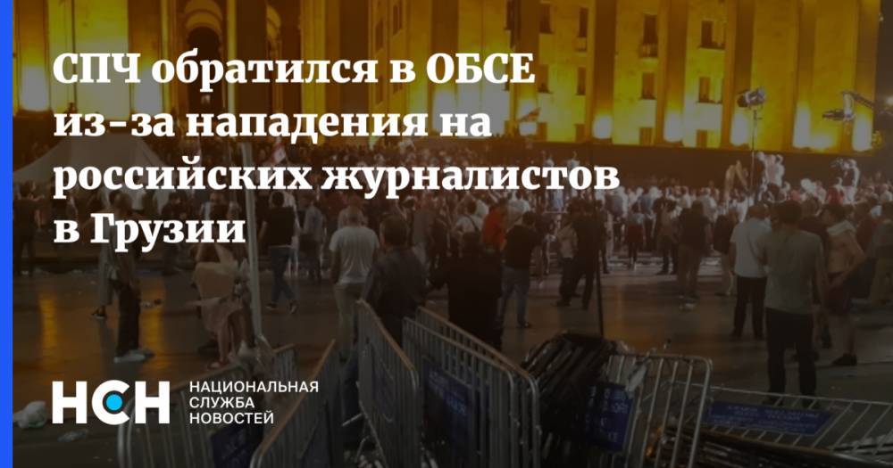 СПЧ обратился в ОБСЕ из-за нападения на российских журналистов в Грузии