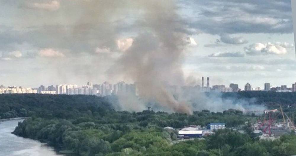На северо-западе Москвы потушили пожар