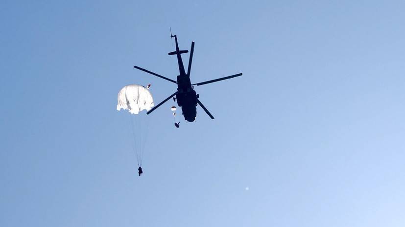В Крыму при парашютировании утонули два военнослужащих по контракту