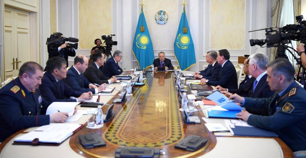 Ситуацию в Арыси обсудили на заседании Совбеза с Назарбаевым