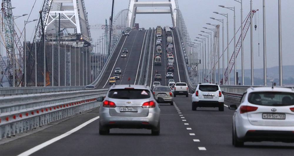 На Крымском мосту установлен рекорд превышения скорости