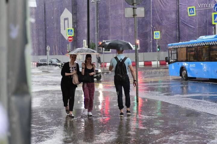 МЧС предупредил москвичей о неблагоприятных погодных условиях