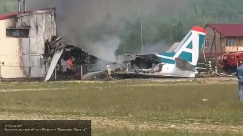 Аэропорт Нижнеангарска готов принимать самолеты после аварийной посадки АН-24