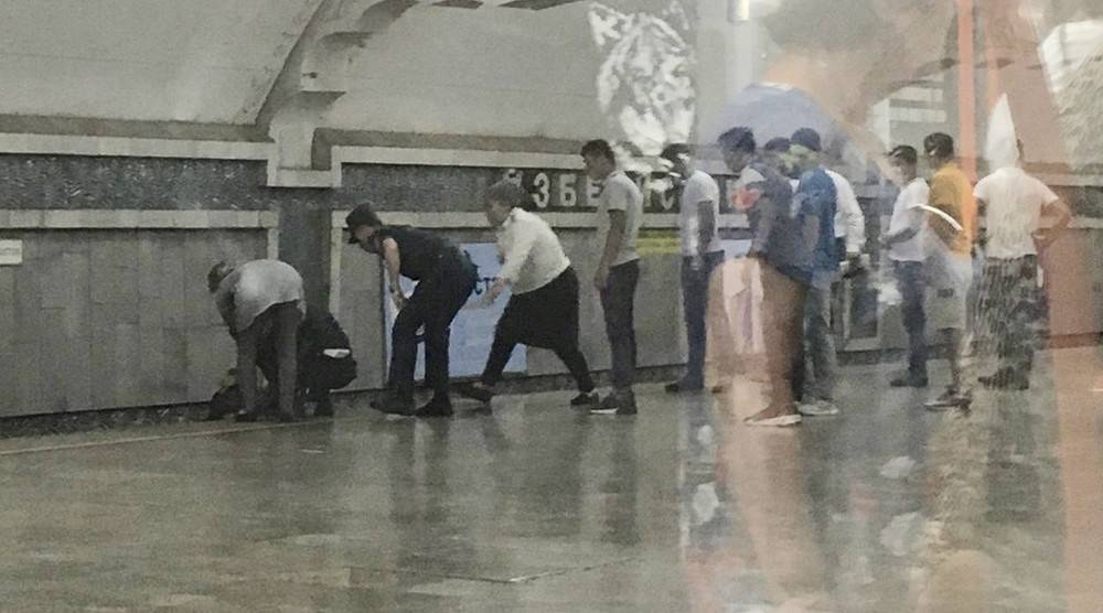Студент Национального университета упал на рельсы в метро | Вести.UZ