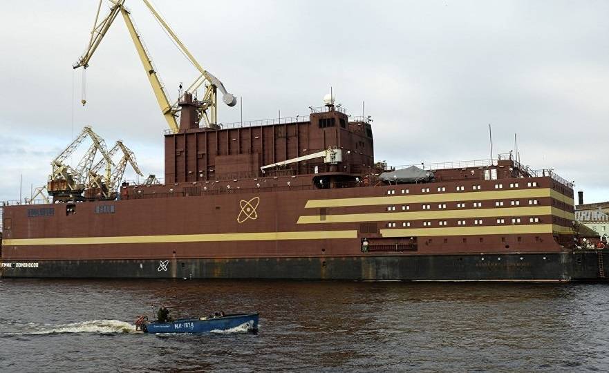 Россия разрешила начать работу первой в мире плавучей АЭС