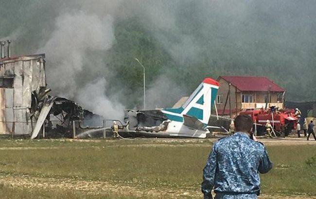 В России при посадке вновь загорелся самолет, есть пострадавшие