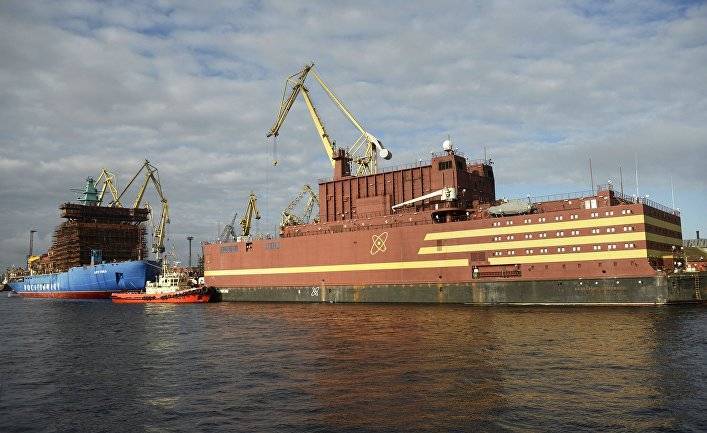 В России разрешили эксплуатацию первой плавучей АЭС