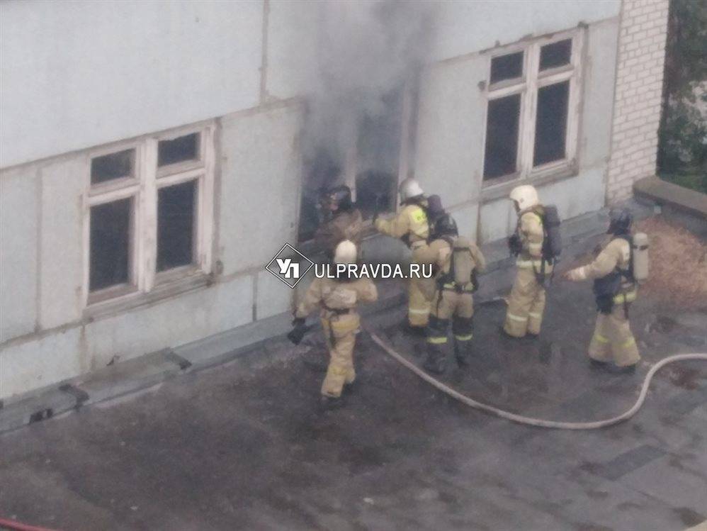 В ульяновском медучреждении случился пожар