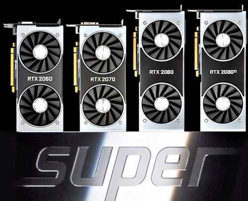 Версии GeForce RTX Super в исполнении партнёров NVIDIA будут представлены на неделю позже эталонных