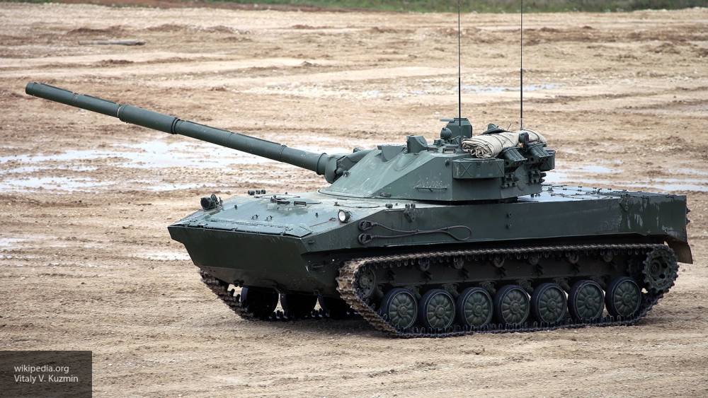 Плавающий танк на базе самоходки «Спрут» разрабатывается в России