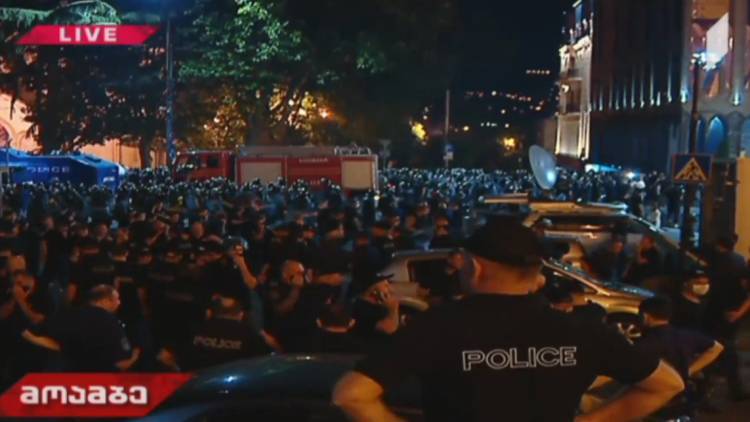 Глава МВД Грузии назвал действия полиции при разгоне акции легитимными