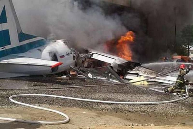 В Бурятии совершил жесткую посадку пассажирский Ан-24, есть жертвы