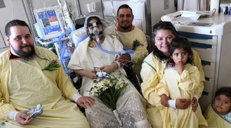 Умирающая невеста вышла замуж за возлюбленного в палате интенсивной терапии