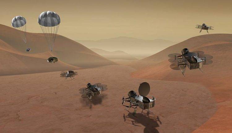 NASA отправит аппарат Dragonfly для поиска жизни на спутнике Сатурна