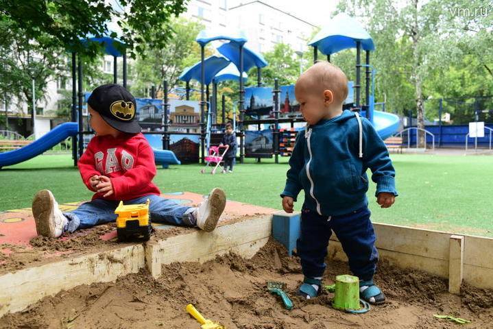 Новые детские площадки появятся в пойме реки Яузы