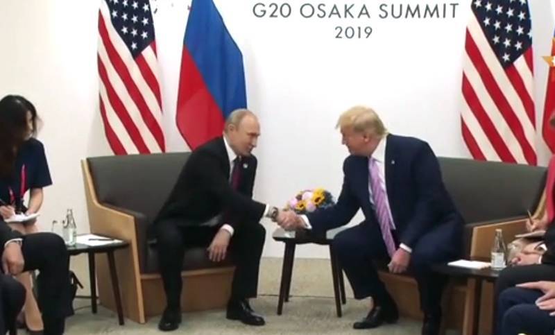 Путин встретился с Трампом  на полях G20