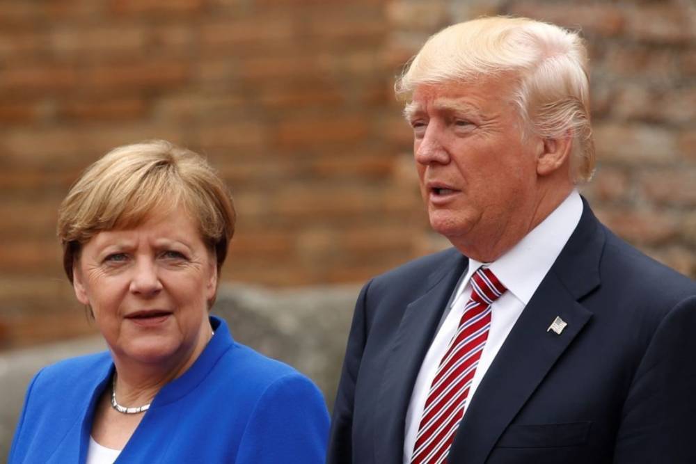 Трамп и Меркель обсудили поддержку экономических реформ в Украине