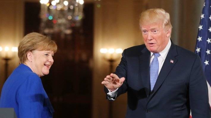 Меркель обсудила с Трампом вопросы торговли и Иран