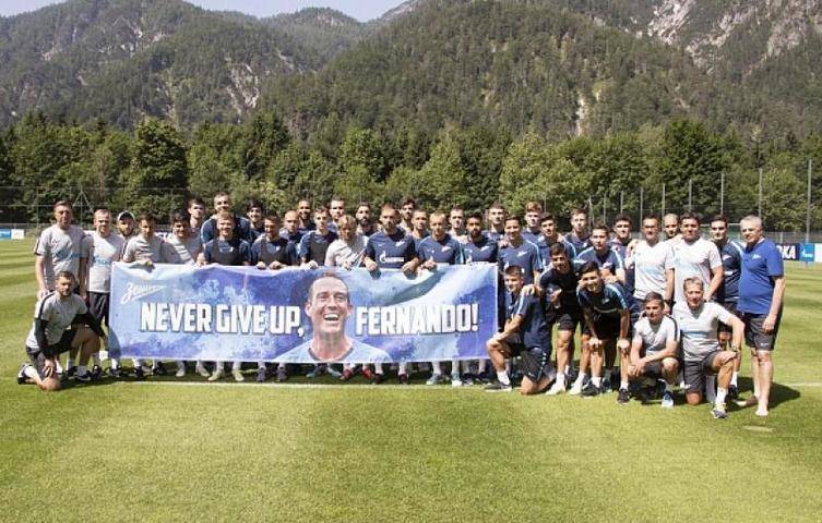 «Никогда не сдавайся, Фернандо!»: игроки «Зенита» поддержали коллегу