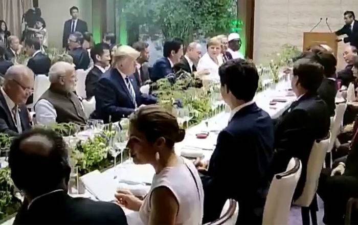 Трамп и Путин чокнулись бокалами на ужине в рамках саммита G20