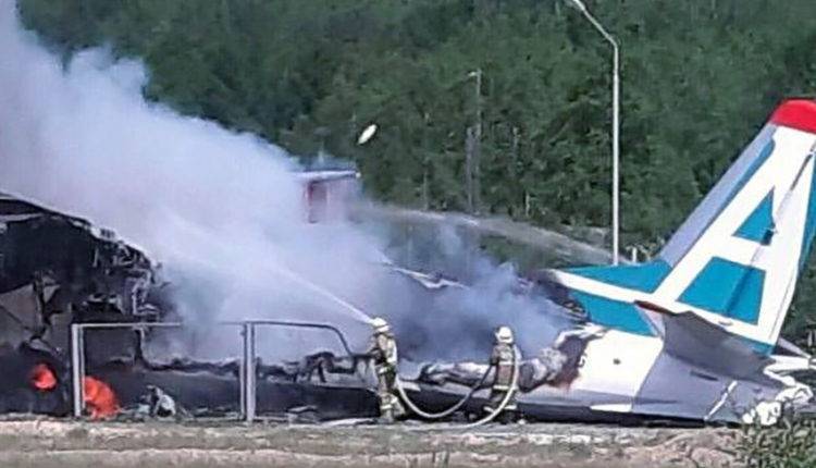 Авария Ан-24 в Бурятии: пассажир снял крушение самолета на видео