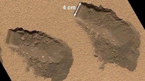 Пятки марсианина? На марсе нашли следы лилипута