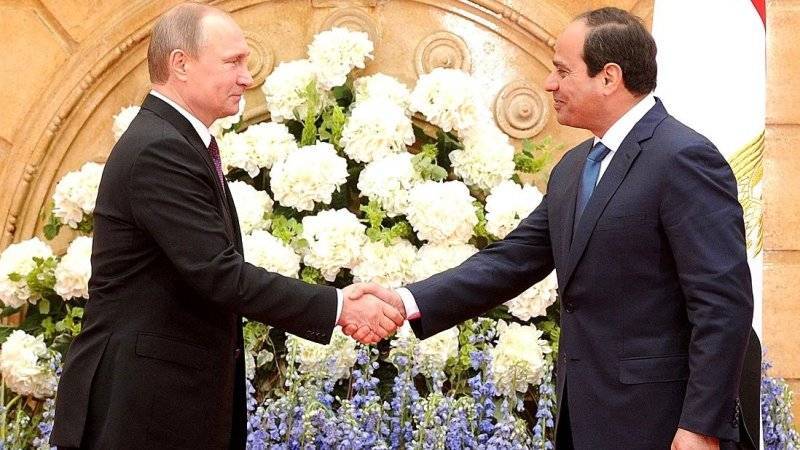 Путин отметил динамику отношений РФ и Египта