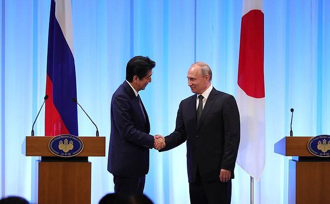 Заявления для прессы по&nbsp;итогам переговоров с&nbsp;Премьер-министром Японии Синдзо Абэ