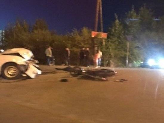 Байкер погиб при столкновении с авто в Чите