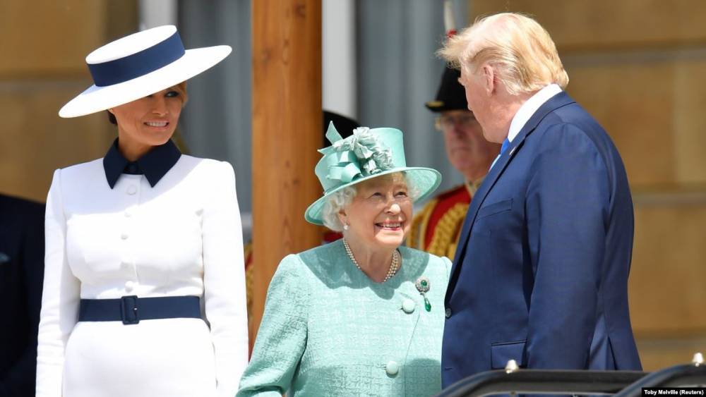 Дональд Трамп в Лондоне встретился с королевой Елизаветой II