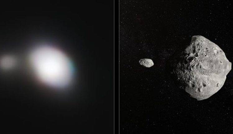 Промчавшийся от Земли в 5,2 млн км двойной астероид попал на фото
