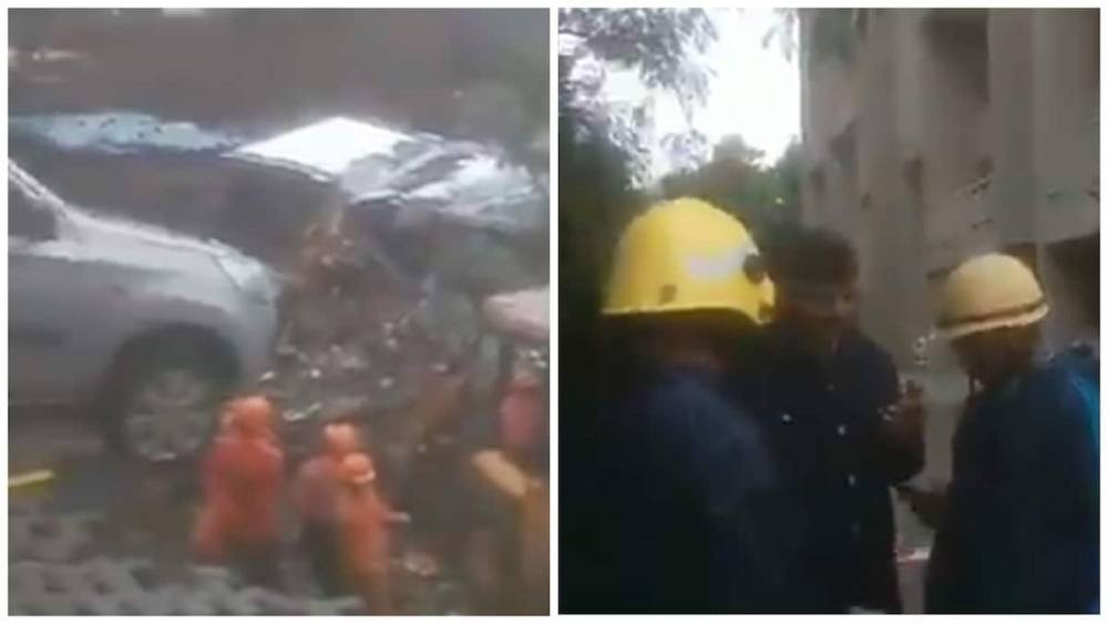 Упавшая стена похоронила заживо 16 человек в Индии (видео)