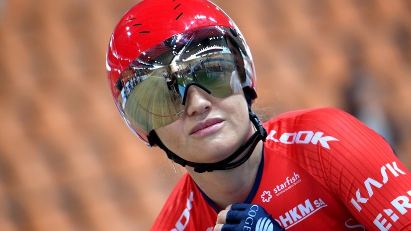 Россиянка Аугустинас завоевала серебро Европейских игр на велотреке