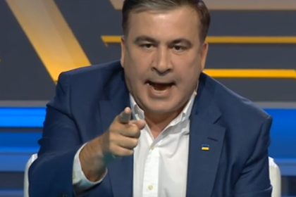 Саакашвили и Ляшко покричали друг на друга в прямом эфире
