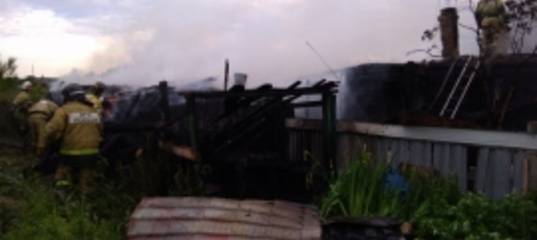 В поселке под Тюменью этой ночью сгорел жилой дом