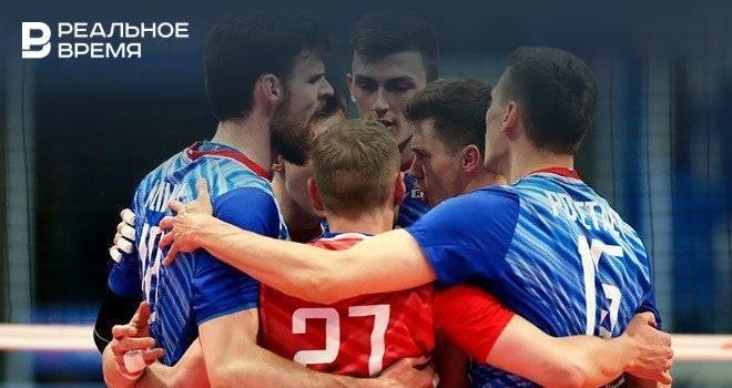 Российские волейболисты победили сборную Китая в матче Лиги наций