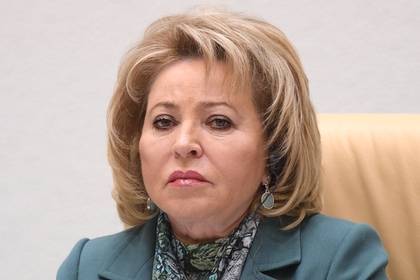 Матвиенко посетовала на намерения грузинских властей