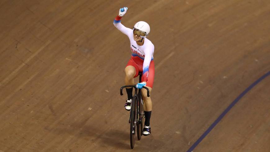 Велогонщица Войнова завоевала золото в спринте на Европейских играх