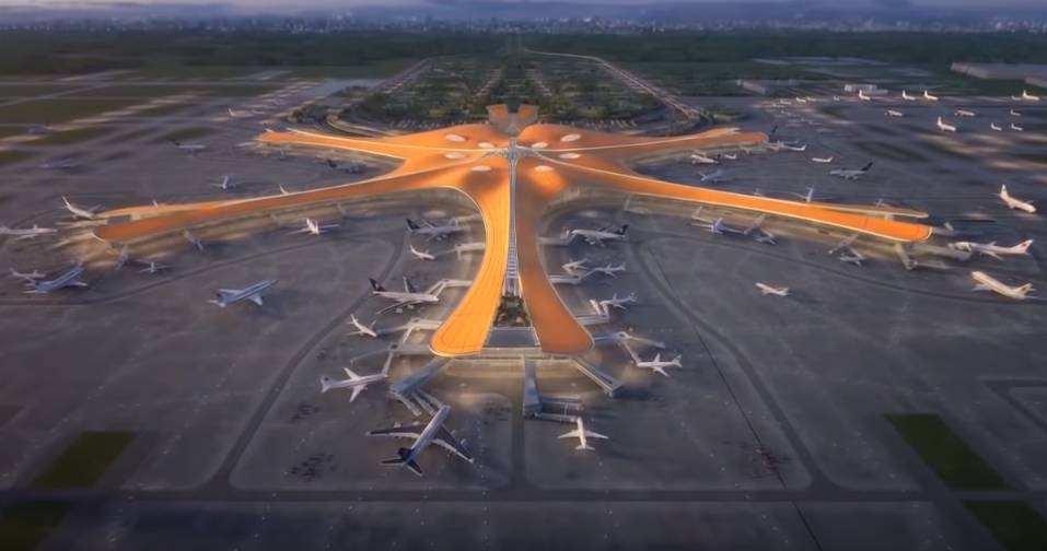 Самый крупнейший аэропорт в мире возвели в Китае