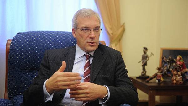 Грушко обсудил с послом Сербии обострение ситуации в Косово