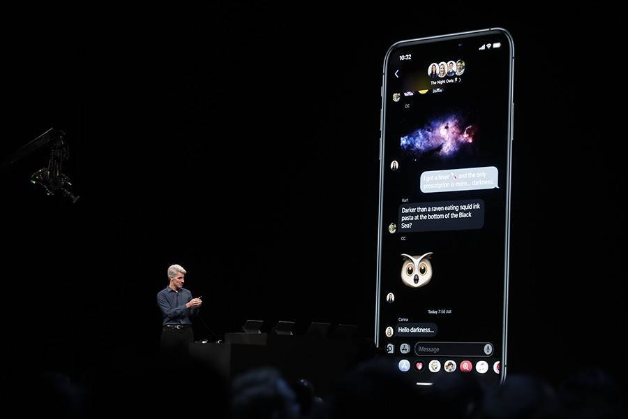 Компания Apple анонсировала iOS 13 с темным режимом