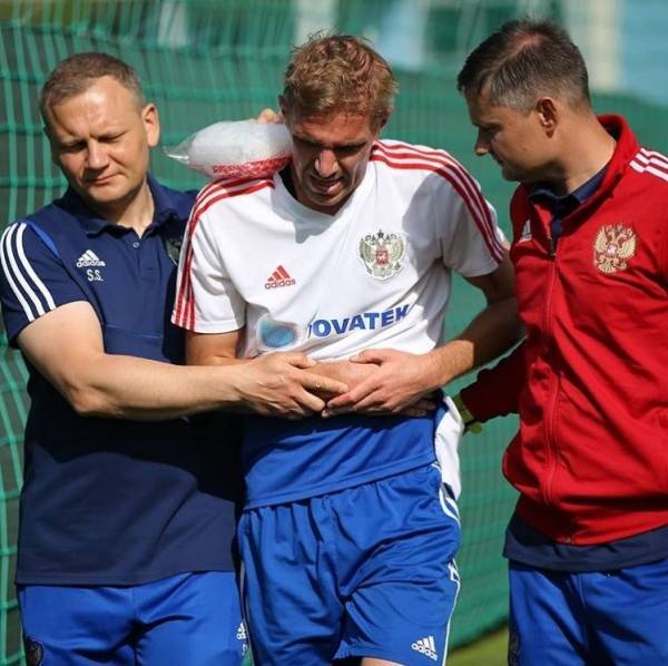 Газинский покинет сборную России после травмы на матче с «Чертаново»