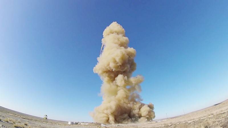 Испытания новой российской ракеты системы ПРО попали на видео