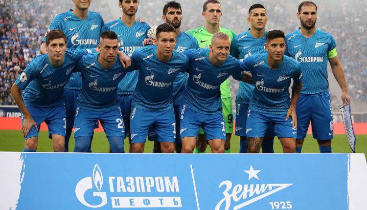 Питерский «Зенит» вошел в двадцатку лучших футбольных команд Европы