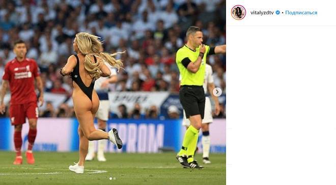 Выбежавшей на поле в финале ЛЧ девушке вернули доступ к Instagram