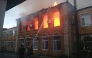 На Кировоградщине загорелось здание РГА