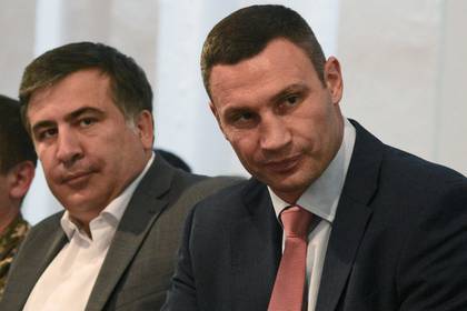 Кличко предложил Саакашвили объединиться