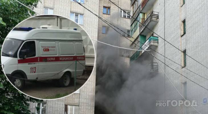 При пожаре в общежитии 5 детей и 4 взрослых обратились к медикам - pg21.ru - Чебоксары