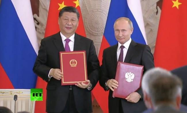 Путин: Российско-китайские отношения достигли беспрецедентного уровня